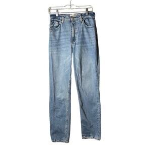 Abercrombie & Fitch‎ Jeans Womens 27/4 Blue '90s Straight Ultra High Rise Jeans